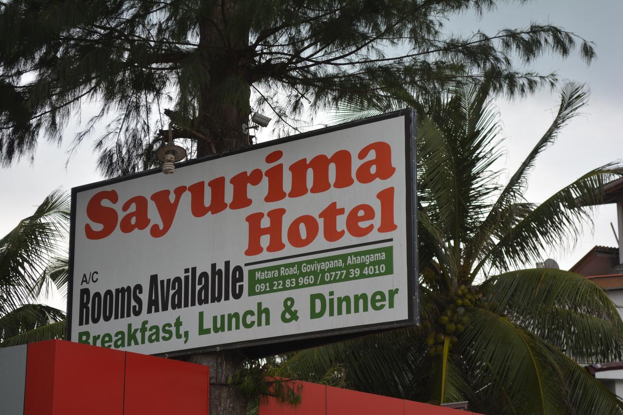Sayurima Beach Hotel Ahangama Exterior foto